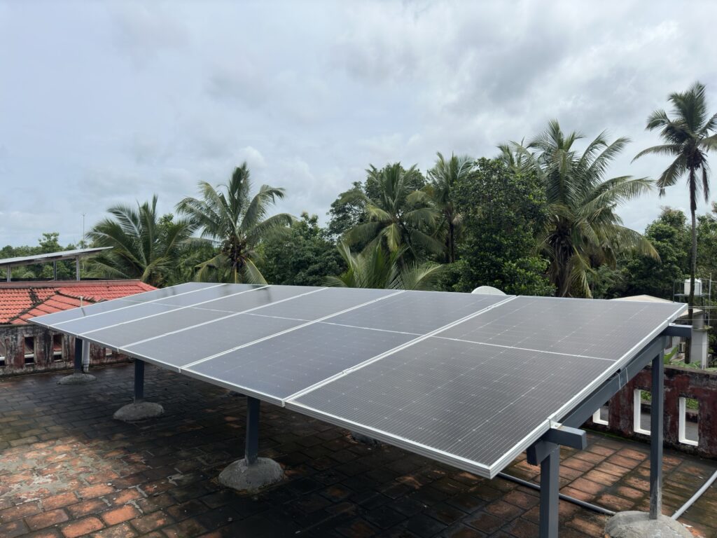Luminous Solar Panel installed in Edat Payyanur
