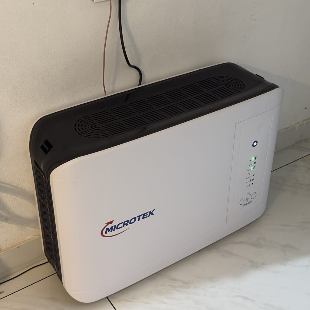 MICROTEK ELITE1500 Inverter installed in Kannur District