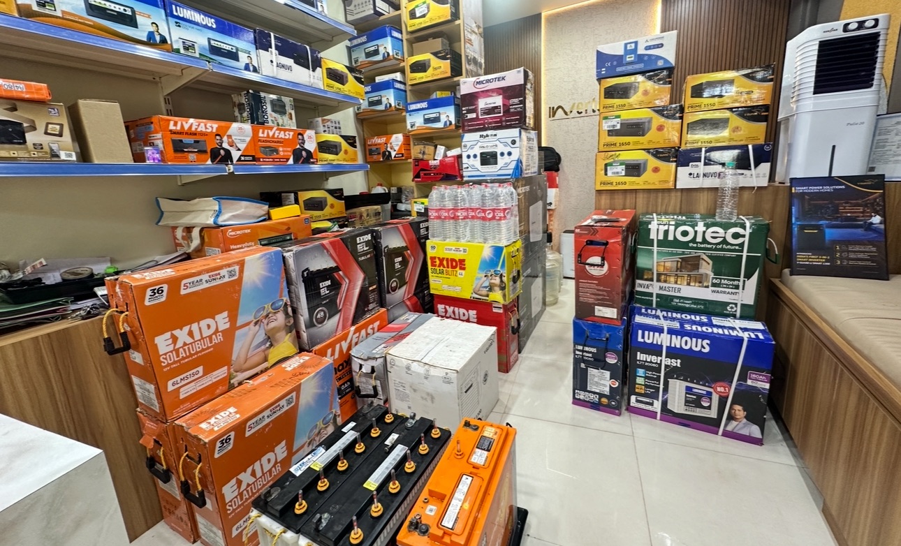 Inverter and battery showroom in kannur district