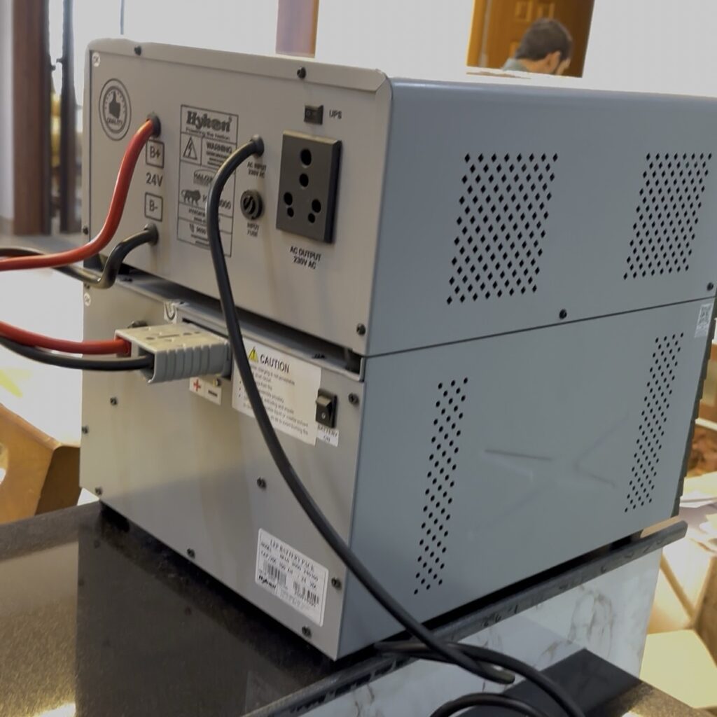 Hykon HALO-3000 inverter installed in Kannur