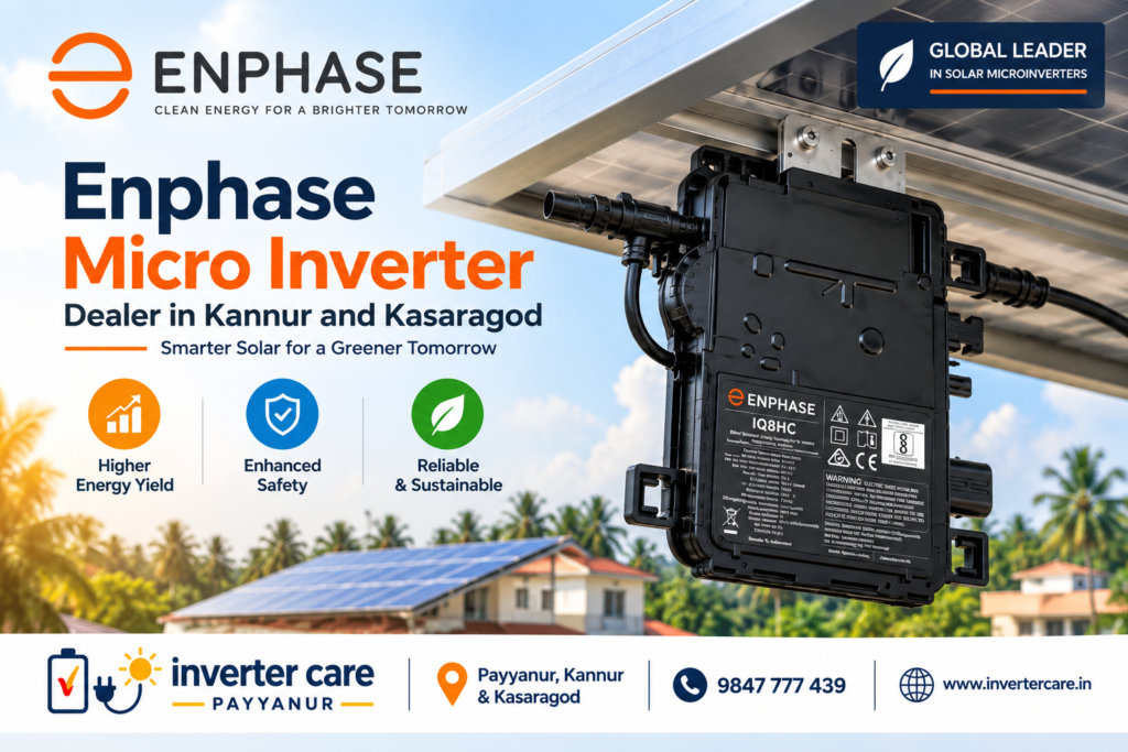 Enphase micro inverter installer in kannur and kasaragod